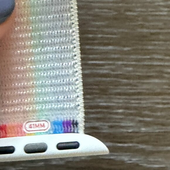 EUC Unisex Apple Watch adjustable watchband pride rainbow 41MM - Picture 3 of 3